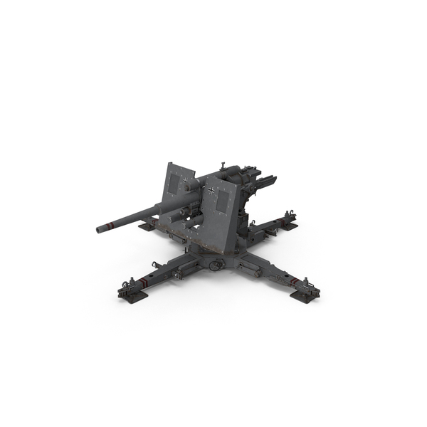 88mm Deck Gun: 8.8 CM Flak Cannon PNG & PSD Images 88mm Deck Gun: 8.8 CM Flak Cannon PNG & PSD Images