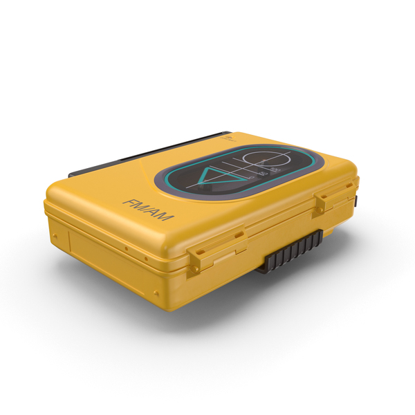 Personal Cassette Player: 80's Sport Walkman PNG & PSD Images