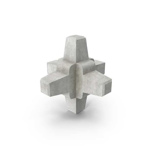 Concrete Barrier: A Jack Protective Breakwater Unit PNG & PSD Images Concrete Barrier: A Jack Protective Breakwater Unit PNG & PSD Images