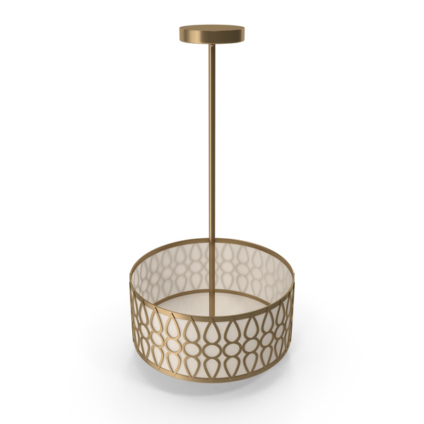 Chandelier: Aaru Fabric Semi Flush Mount MK3P PNG & PSD Images