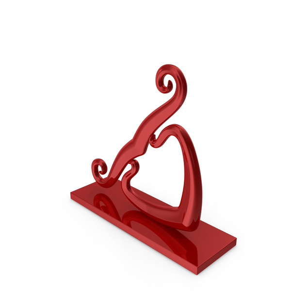 Sculpture: Abstract Figure Red PNG & PSD Images Sculpture: Abstract Figure Red PNG & PSD Images