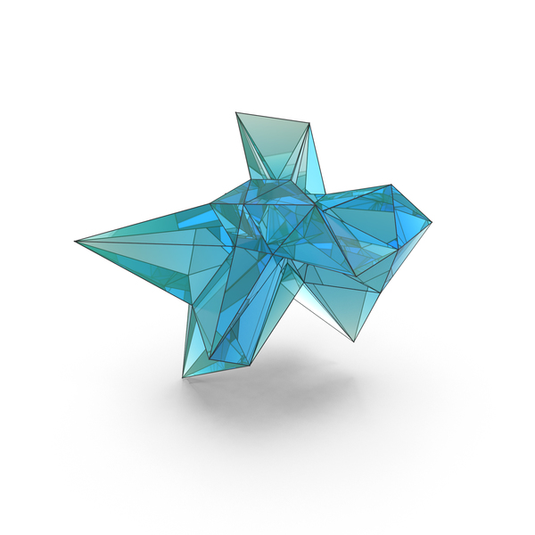 Sculpture: Abstract Glass Decorative Shape LowPoly PNG & PSD Images Sculpture: Abstract Glass Decorative Shape LowPoly PNG & PSD Images