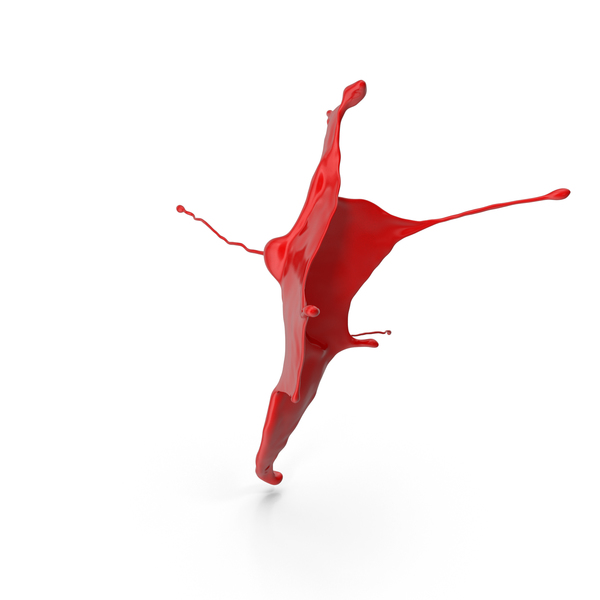 Abstract Red Paint Splash PNG & PSD Images