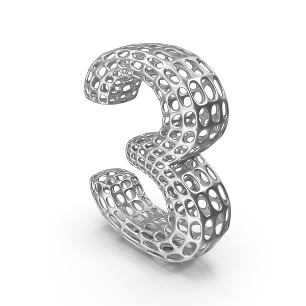 Abstract Silver Number 3 PNG & PSD Images Abstract Silver Number 3 PNG & PSD Images