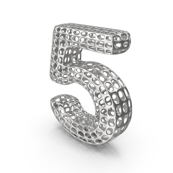 Abstract Silver Number 5 PNG & PSD Images Abstract Silver Number 5 PNG & PSD Images