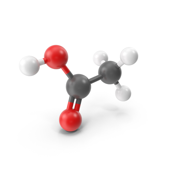 Acetic Acid Molecule PNG & PSD Images