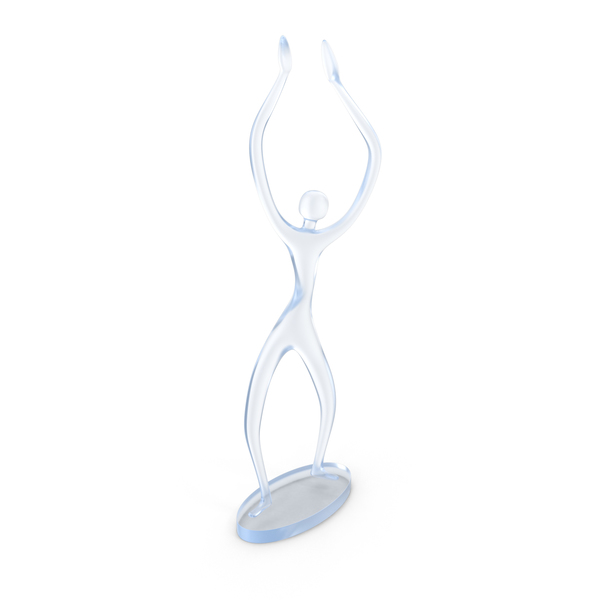 Acrylic Decor Statue Dance Hands Up PNG & PSD Images Acrylic Decor Statue Dance Hands Up PNG & PSD Images