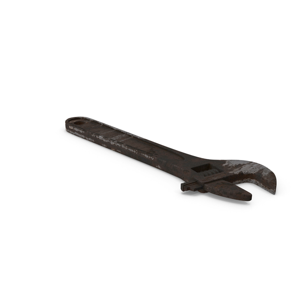 Crescent: Adjustable Wrench Dark Rusted PNG & PSD Images Crescent: Adjustable Wrench Dark Rusted PNG & PSD Images