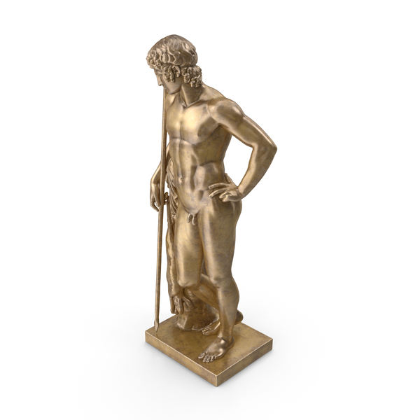 Statue: Adonis with Rabbit Pedestal Bronze PNG & PSD Images Statue: Adonis with Rabbit Pedestal Bronze PNG & PSD Images