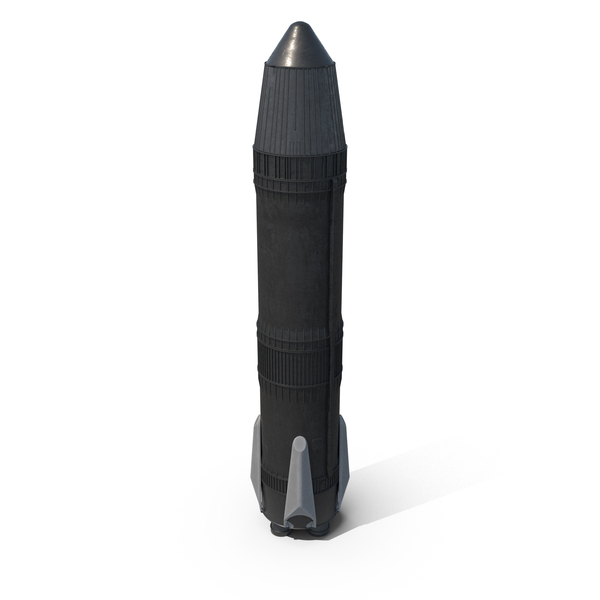 Advanced Orbital Rocket Black PNG & PSD Images