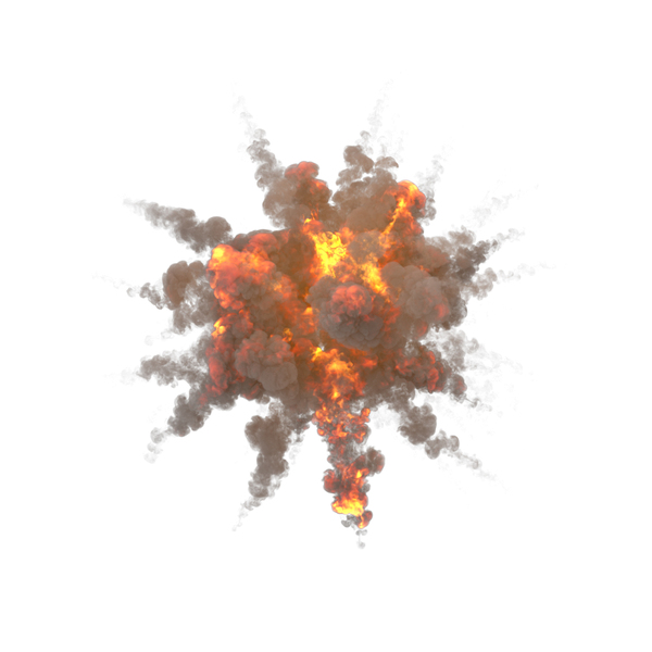 Aerial Explosion PNG & PSD Images