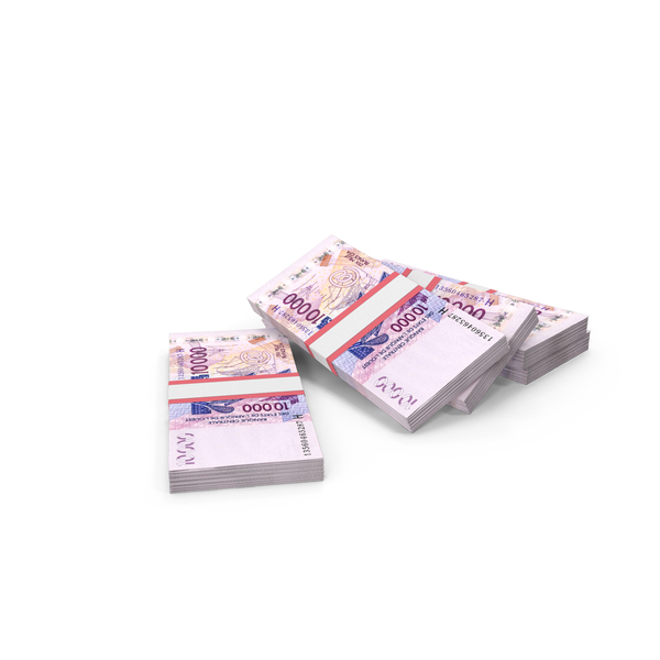 Currency: African 10000 Francs Money Notes Lots Ground PNG & PSD Images