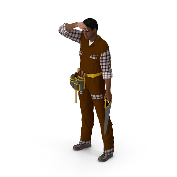 Construction Worker: African American Woodworker PNG & PSD Images Construction Worker: African American Woodworker PNG & PSD Images