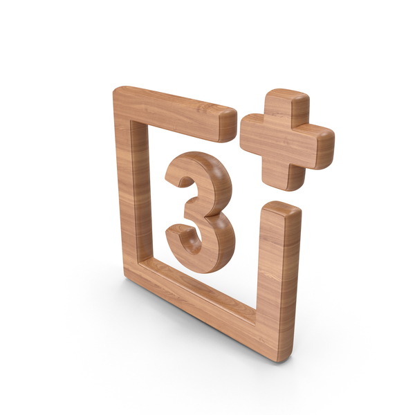 Symbols: Age Restriction 3 Symbol Wood PNG & PSD Images