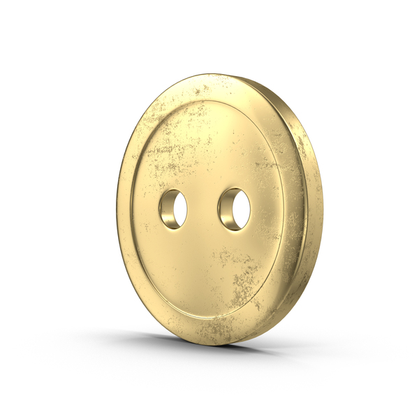 Aged Brass Button PNG & PSD Images