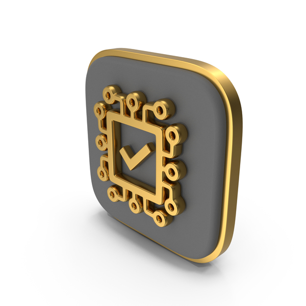 Mark: Ai Chip security Check Square Coin PNG & PSD Images Mark: Ai Chip security Check Square Coin PNG & PSD Images
