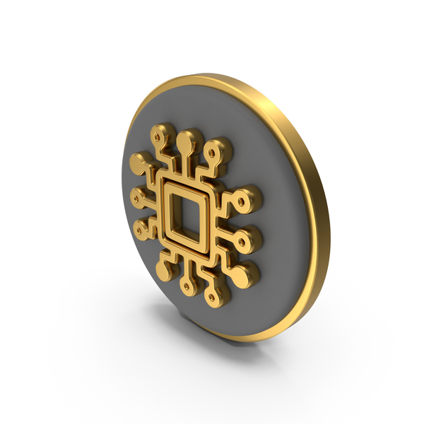 Symbols: AI Circuit Circular Coin PNG & PSD Images Symbols: AI Circuit Circular Coin PNG & PSD Images