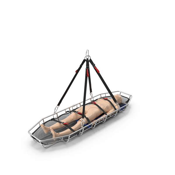 Air Rescue Stretcher with Manikin PNG & PSD Images