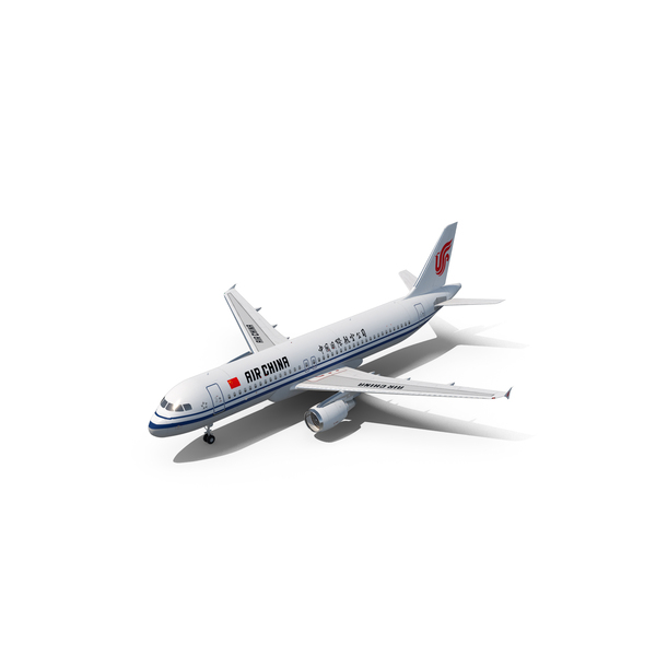 Airliner: Airbus A320 Air China PNG & PSD Images