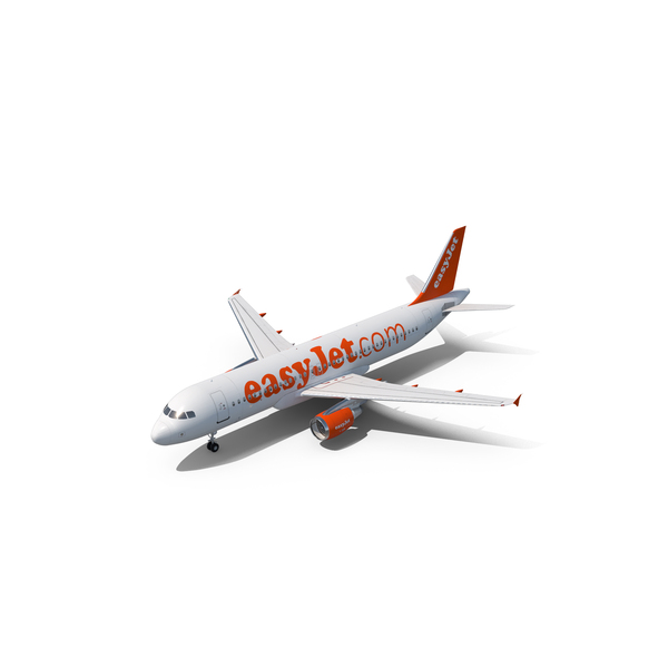 Airliner: Airbus A320 Easyjet PNG & PSD Images