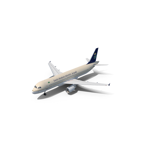 Airliner: Airbus A320 Saudia PNG & PSD Images
