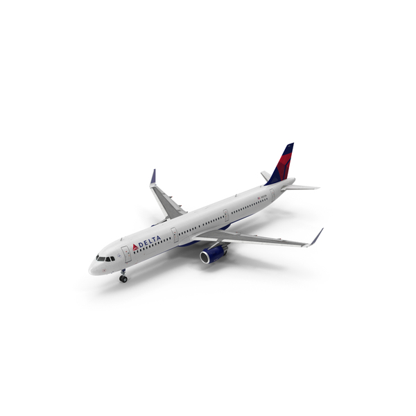 Airbus A321 Delta Airlines with Interior PNG Images & PSDs for Download ...