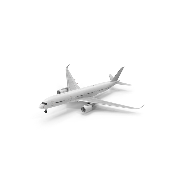 Airliner: Airbus A350 900 Generic PNG & PSD Images