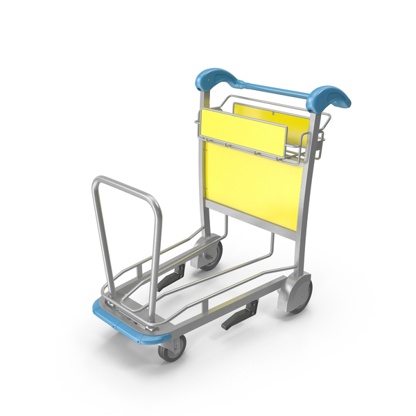 Airport Luggage Trolley PNG & PSD Images