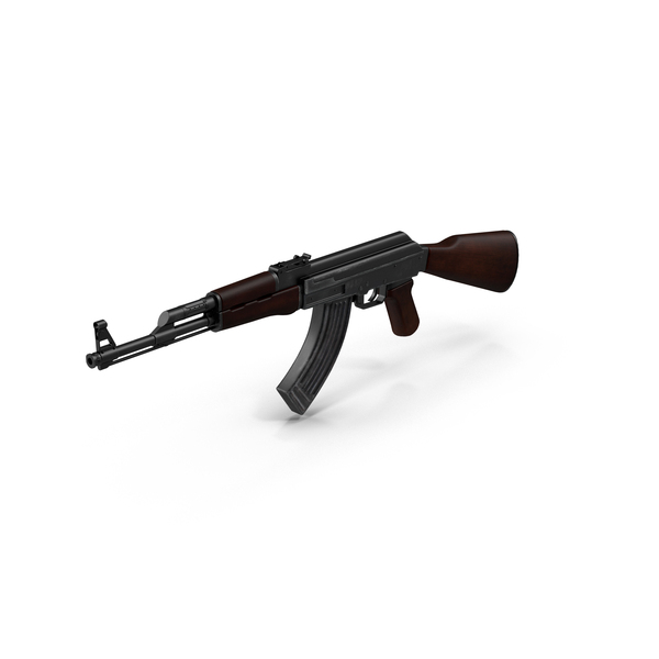 AK-47突击步枪PNG和PSD图像