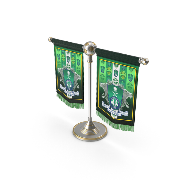 ALAHLI ALSAUDI FC Desk Flag PNG & PSD Images