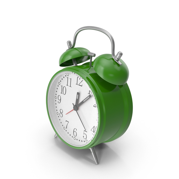 Alarm Clock Green PNG & PSD Images