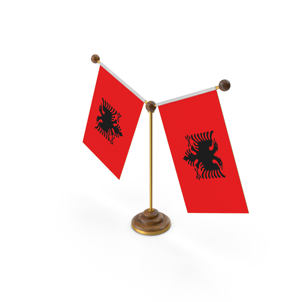 Albania Country Y Shaped Double Table Flag Stand PNG & PSD Images Albania Country Y Shaped Double Table Flag Stand PNG & PSD Images