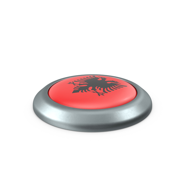 Albania Round Button Flag PNG & PSD Images Albania Round Button Flag PNG & PSD Images