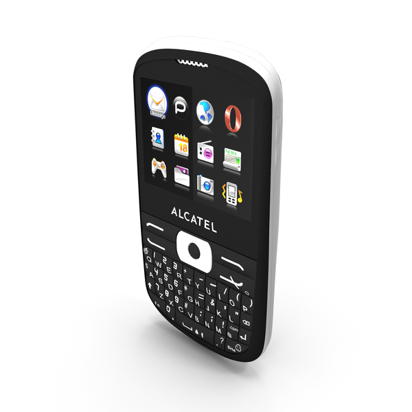 Smartphone: Alcatel One Touch 819 Soul Black PNG & PSD Images