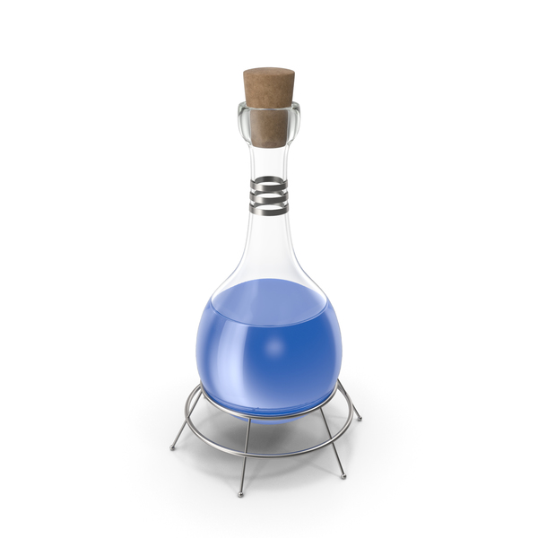 Lab: Alchemical Flask Blue PNG & PSD Images Lab: Alchemical Flask Blue PNG & PSD Images