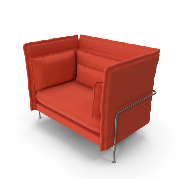 Alcova Love Orange Sofa PNG & PSD Images Alcova Love Orange Sofa PNG & PSD Images