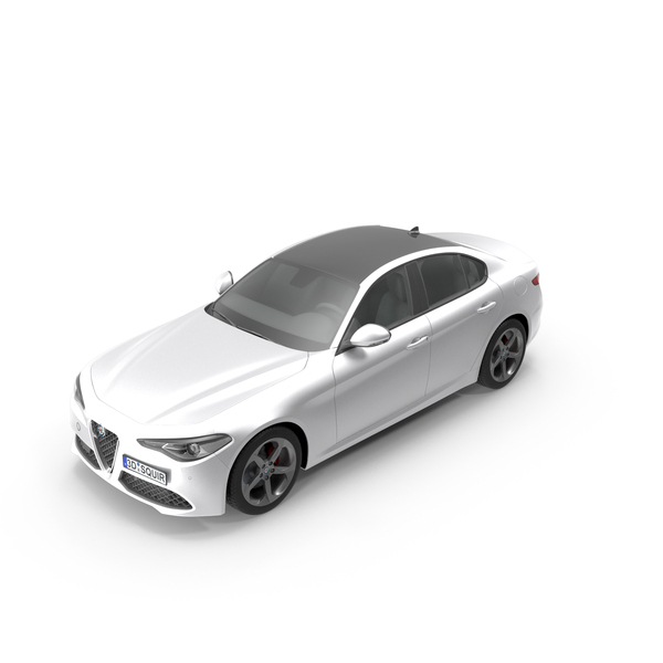 Car: Alfa Romeo Giulia 2017 PNG & PSD Images