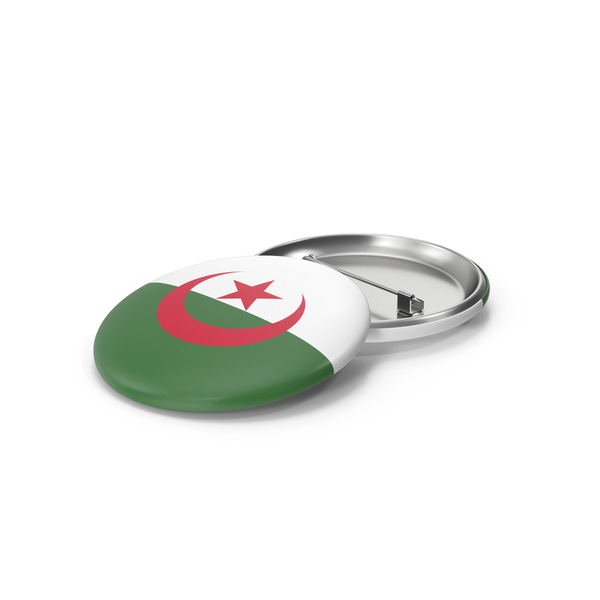 Algeria Flag Badge PNG & PSD Images