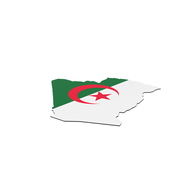 Algeria Map PNG Images & PSDs for Download | PixelSquid - S120923789