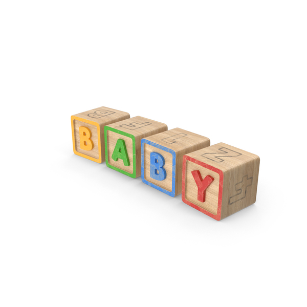 Alphabet Blocks Baby PNG & PSD Images