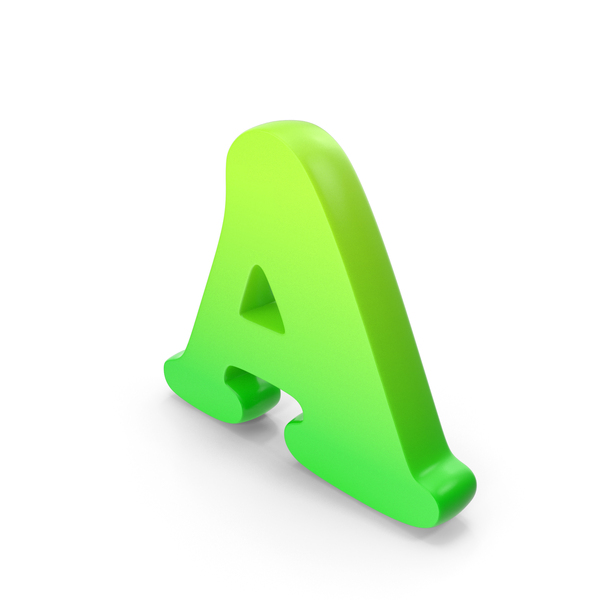 Alphabet Capital A Bold Font Style Green PNG Images & PSDs for Download ...