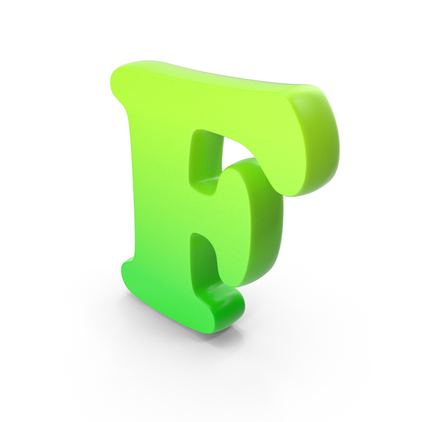 Alphabet Capital F Bold Font Style Green PNG Images & PSDs for Download ...