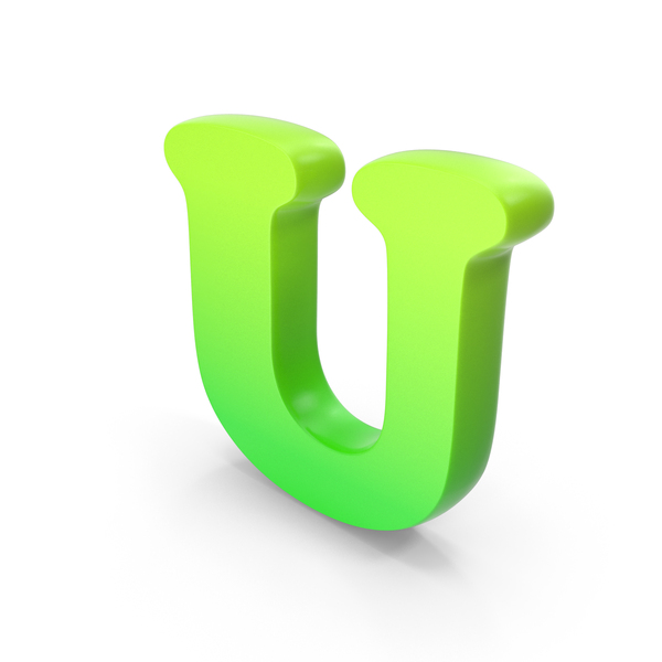 Roman: Alphabet Capital U Bold Font Style Green PNG & PSD Images Roman: Alphabet Capital U Bold Font Style Green PNG & PSD Images