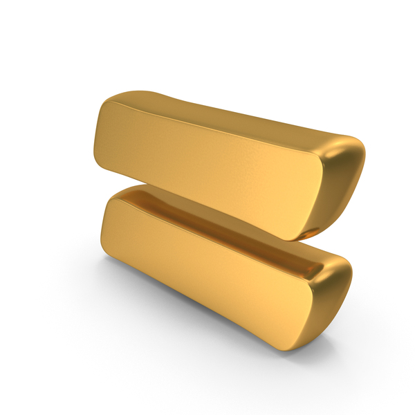 Roman: Alphabet Is Equal Symbol Bold Font Style Gold PNG & PSD Images
