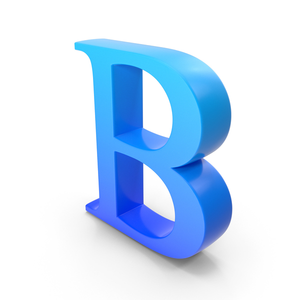 Alphabet Time's Roman Blue B PNG Images & PSDs for Download ...