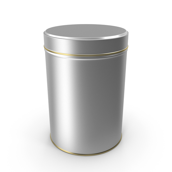 Tin Can: Aluminium Jar Cylindrical PNG & PSD Images