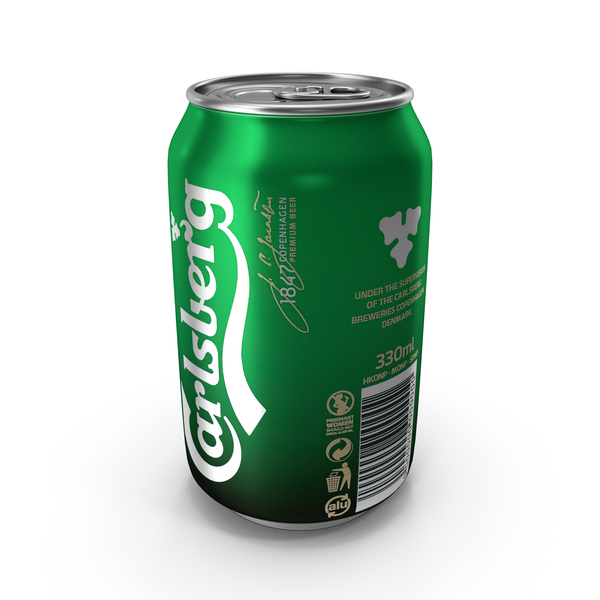 Beer: Aluminum Can Carslberg PNG & PSD Images Beer: Aluminum Can Carslberg PNG & PSD Images