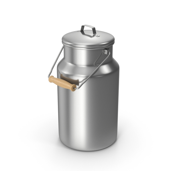 Aluminum Milk Can PNG & PSD Images