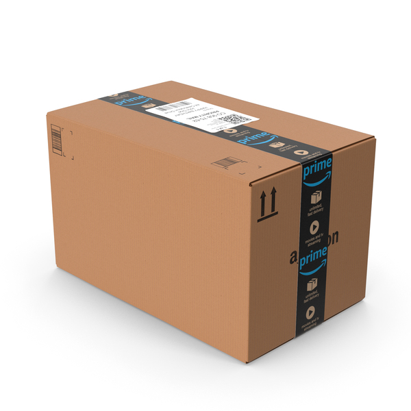 Amazon Parcels Box 41x26x26 PNG Images & PSDs for Download | PixelSquid ...