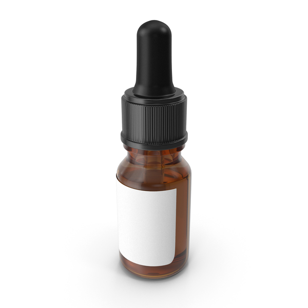 Amber Glass Dropper Bottle 5ml PNG & PSD Images